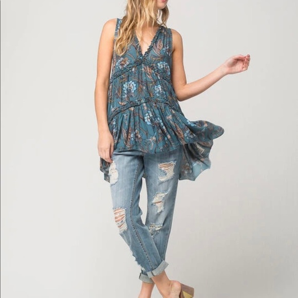 Free people Haze printed sleeveless swing tunic - Picture 5 of 7